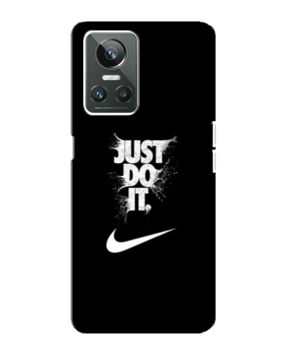 Чехол для Realme GT Neo 3 с картинкой «Текстовый принт Nike»