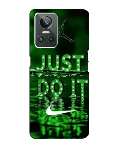 Чехол для Realme GT Neo 3 с картинкой «Зеленый неоновый Nike»