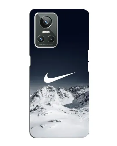 Чехол для Realme GT Neo 3 с картинкой «Nike — зимние горы»