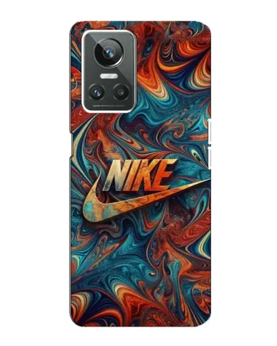 Чехол для Realme GT Neo 3 с картинкой «Nike в абстракции»