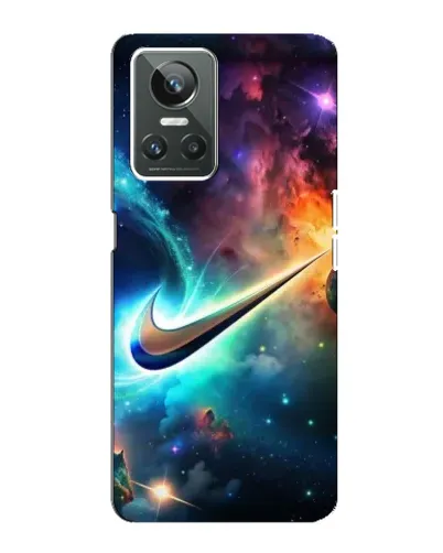 Чехол для Realme GT Neo 3 с картинкой «Космический Nike Swoosh»