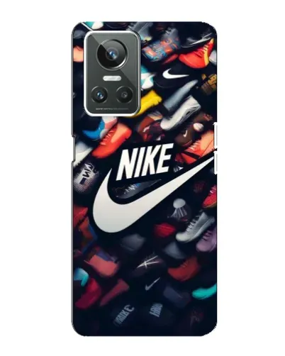 Чехол для Realme GT Neo 3 с картинкой «Коллекция кроссовок Nike»