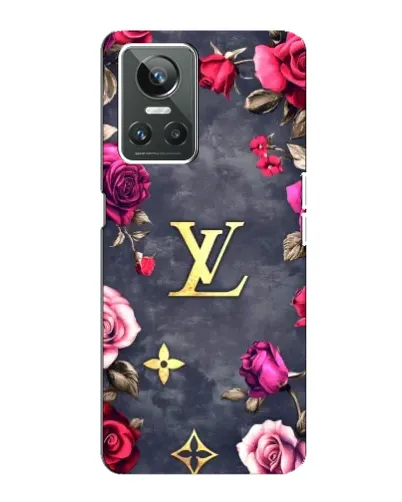 Чехол для Realme GT Neo 3 с картинкой «Цветочный Louis Vuitton»