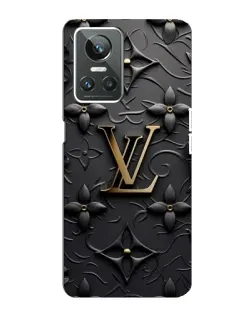 Чехол для Realme GT Neo 3 с картинкой «Кожаная текстура LV»