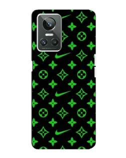 Чехол для Realme GT Neo 3 с картинкой «Неоновый принт LV»