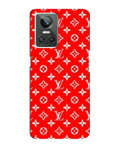 Чехол для Realme GT Neo 3 с картинкой «Яркий паттерн LV»