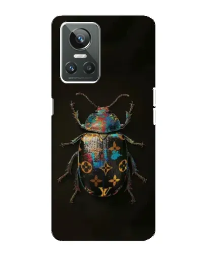 Чехол для Realme GT Neo 3 с картинкой «LV — мраморный принт»