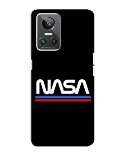 Чехол для Realme GT Neo 3 с картинкой «NASA — классика Red Blue»