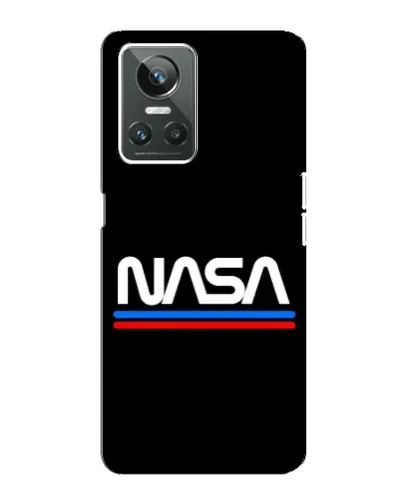 Чехол для Realme GT Neo 3 с картинкой «NASA — классика Red Blue» Чехол для Realme GT Neo 3 с картинкой «NASA — классика Red Blue»