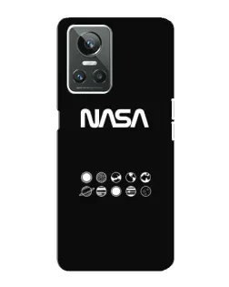 Чехол для Realme GT Neo 3 с картинкой «NASA — технический принт»