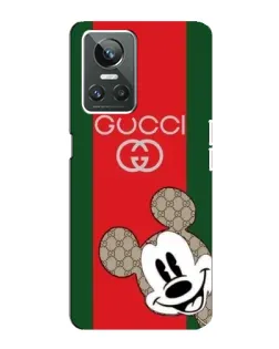Чехол для Realme GT Neo 3 с картинкой «Gucci — полосы и Микки» Чехол для Realme GT Neo 3 с картинкой «Gucci — полосы и Микки»