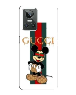 Чехол для Realme GT Neo 3 с картинкой «Микки Маус Gucci — полосы» Чехол для Realme GT Neo 3 с картинкой «Микки Маус Gucci — полосы»