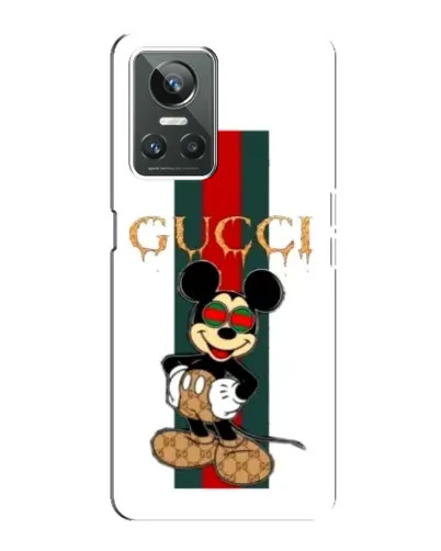 Чехол для Realme GT Neo 3 с картинкой «Микки Маус Gucci — полосы» Чехол для Realme GT Neo 3 с картинкой «Микки Маус Gucci — полосы»