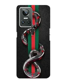 Чехол для Realme GT Neo 3 с картинкой «Gucci — змея на полосе» Чехол для Realme GT Neo 3 с картинкой «Gucci — змея на полосе»