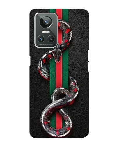 Чехол для Realme GT Neo 3 с картинкой «Gucci — змея на полосе» Чехол для Realme GT Neo 3 с картинкой «Gucci — змея на полосе»