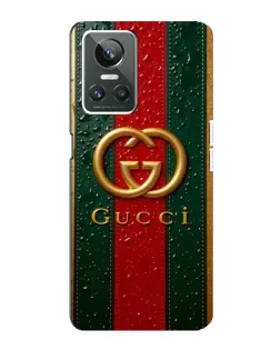 Чехол для Realme GT Neo 3 с картинкой «Gucci — фирменная полоса и золото» Чехол для Realme GT Neo 3 с картинкой «Gucci — фирменная полоса и золото»