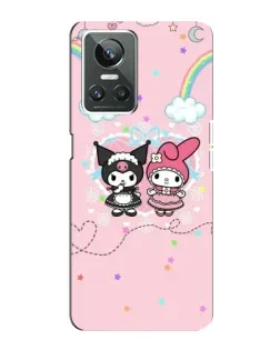 Чехол для Realme GT Neo 3 с картинкой «My Melody и Kuromi»