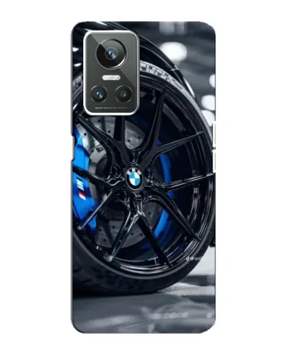Чехол для Realme GT Neo 3 с картинкой «Колесо BMW вблизи»