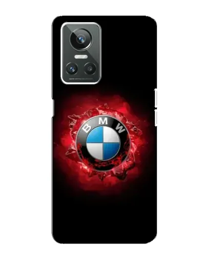 Чехол для Realme GT Neo 3 с картинкой «Логотип BMW — вспышка»