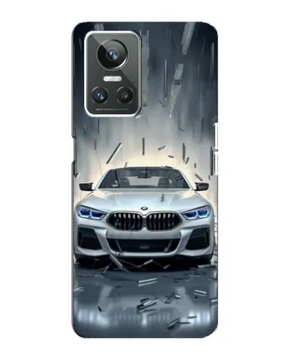 Чехол для Realme GT Neo 3 с картинкой «BMW в свете фар»