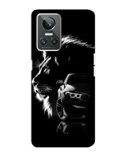 Чехол для Realme GT Neo 3 с картинкой «BMW и лев» Чехол для Realme GT Neo 3 с картинкой «BMW и лев»