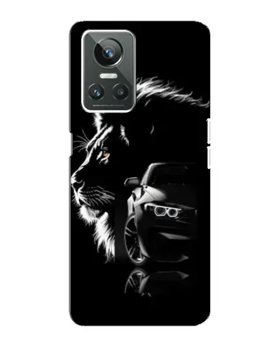 Чехол для Realme GT Neo 3 с картинкой «BMW и лев»