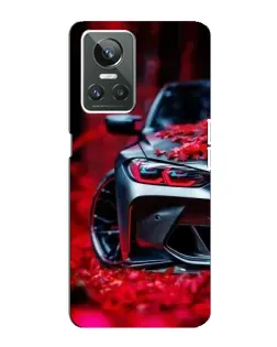 Чехол для Realme GT Neo 3 с картинкой «Спортивная BMW и цветы» Чехол для Realme GT Neo 3 с картинкой «Спортивная BMW и цветы»
