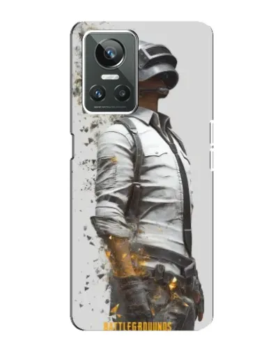 Чехол для Realme GT Neo 3 с картинкой «PUBG — боец в пыли»