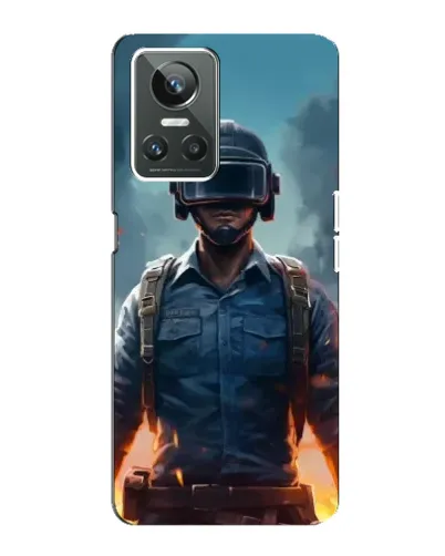 Чехол для Realme GT Neo 3 с картинкой «PUBG — реалистичный герой»