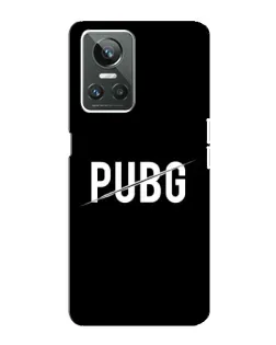 Чехол для Realme GT Neo 3 с картинкой «PUBG — белый логотип»