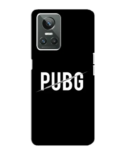Чехол для Realme GT Neo 3 с картинкой «PUBG — белый логотип»