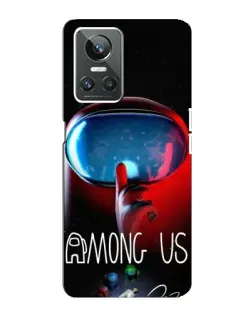 Чехол для Realme GT Neo 3 с картинкой «Красный импостер — макро» Чехол для Realme GT Neo 3 с картинкой «Красный импостер — макро»