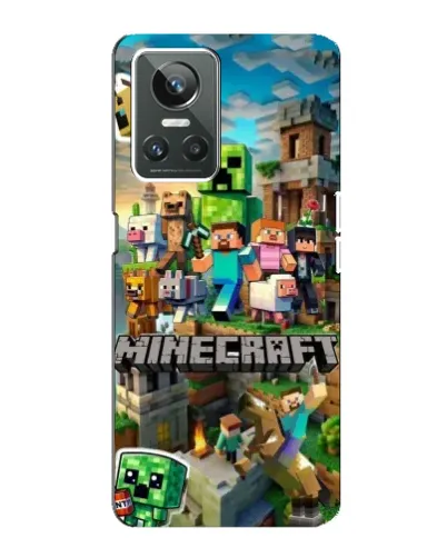 Чехол для Realme GT Neo 3 с картинкой «Замок Minecraft» Чехол для Realme GT Neo 3 с картинкой «Замок Minecraft»