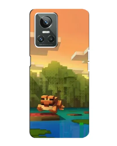 Чехол для Realme GT Neo 3 с картинкой «Майнкрафт закат солнца» Чехол для Realme GT Neo 3 с картинкой «Майнкрафт закат солнца»