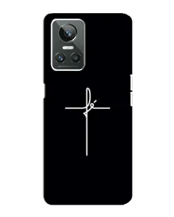 Чехол для Realme GT Neo 3 с картинкой «Тонкий крест»