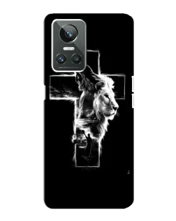 Чехол для Realme GT Neo 3 с картинкой «Сияющий крест Jesus»