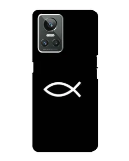 Чехол для Realme GT Neo 3 с картинкой «Символ рыбы Jesus»