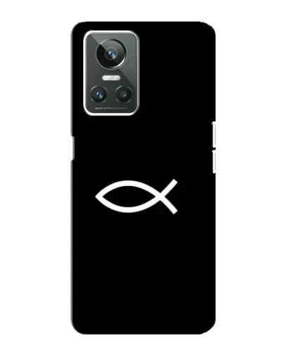 Чехол для Realme GT Neo 3 с картинкой «Символ рыбы Jesus» Чехол для Realme GT Neo 3 с картинкой «Символ рыбы Jesus»