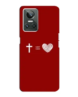 Чехол для Realme GT Neo 3 с картинкой «Уравнение любви»