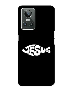 Чехол для Realme GT Neo 3 с картинкой «Рыба Jesus»