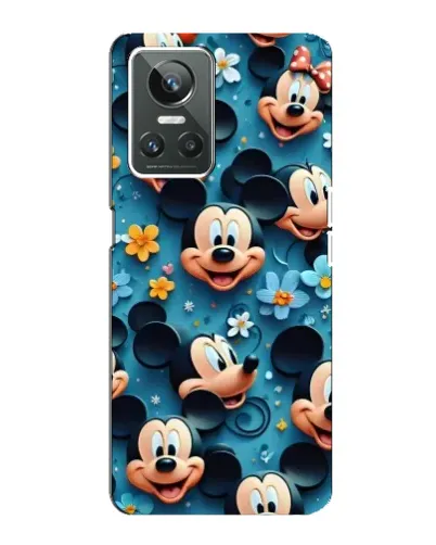 Чехол для Realme GT Neo 3 с картинкой «Паттерн Микки и Минни»