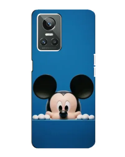Чехол для Realme GT Neo 3 с картинкой «Микки выглядывает»