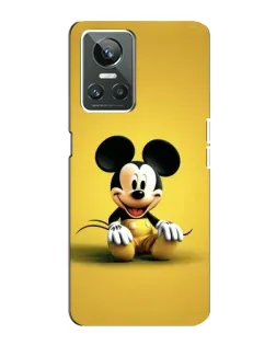 Чехол для Realme GT Neo 3 с картинкой «Микки на желтом»