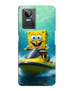 Чехол для Realme GT Neo 3 с картинкой «Спанч Боб на гидроцикле» Чехол для Realme GT Neo 3 с картинкой «Спанч Боб на гидроцикле»
