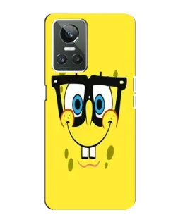 Чехол для Realme GT Neo 3 с картинкой «Минималистичный Спанч Боб»