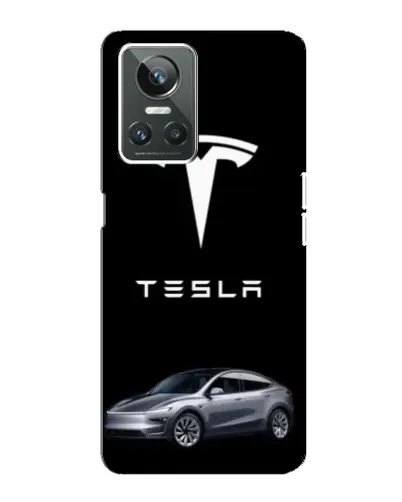 Чехол для Realme GT Neo 3 с картинкой «Tesla Model Y»