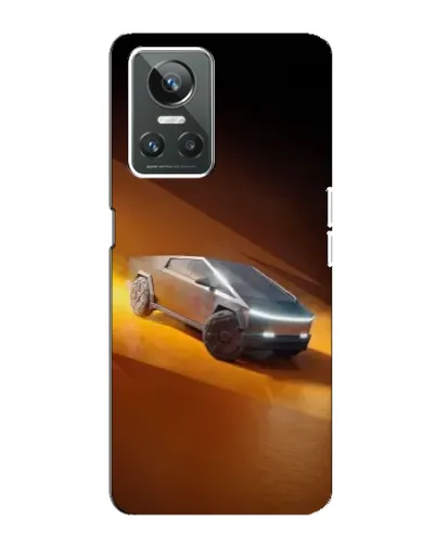 Чехол для Realme GT Neo 3 с картинкой «Cybertruck в пустыне»