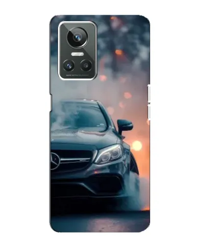 Чехол для Realme GT Neo 3 с картинкой «Mercedes — ночной город»