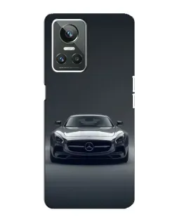 Чехол для Realme GT Neo 3 с картинкой «Mercedes на черном»