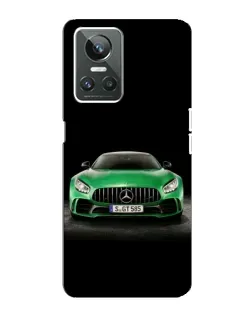 Чехол для Realme GT Neo 3 с картинкой «Mercedes — неоновый лого»